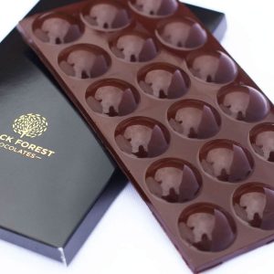 Dark Chocolate and Hazelnut Button Chocolate Bar