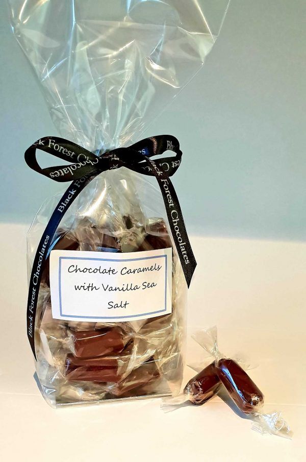Chocolate Caramels with Vanilla Sea Salt