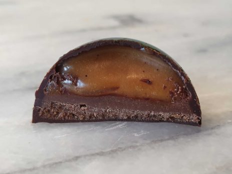 Salted Caramel and Pistachio Chocolate Bonbons