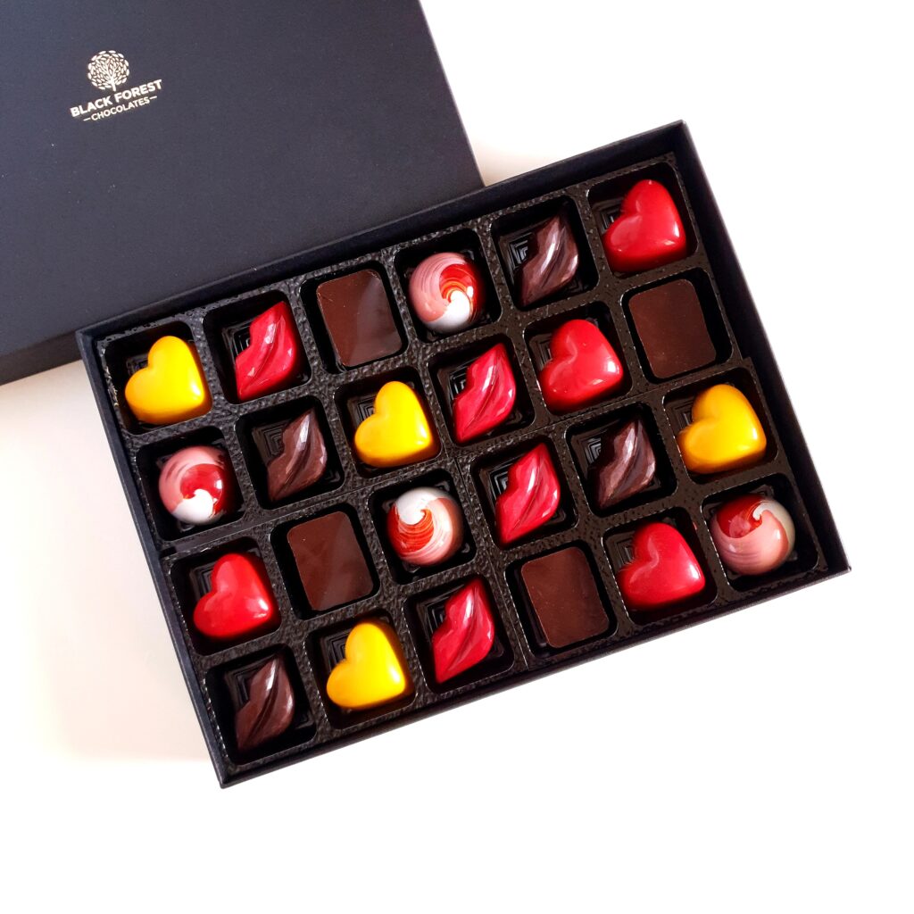 24 valentines day chocolates