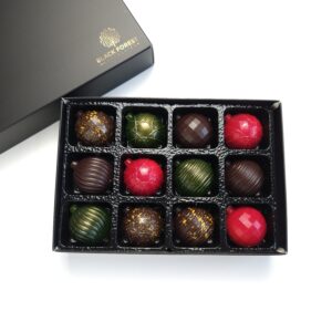 12 Chocolate Baubles